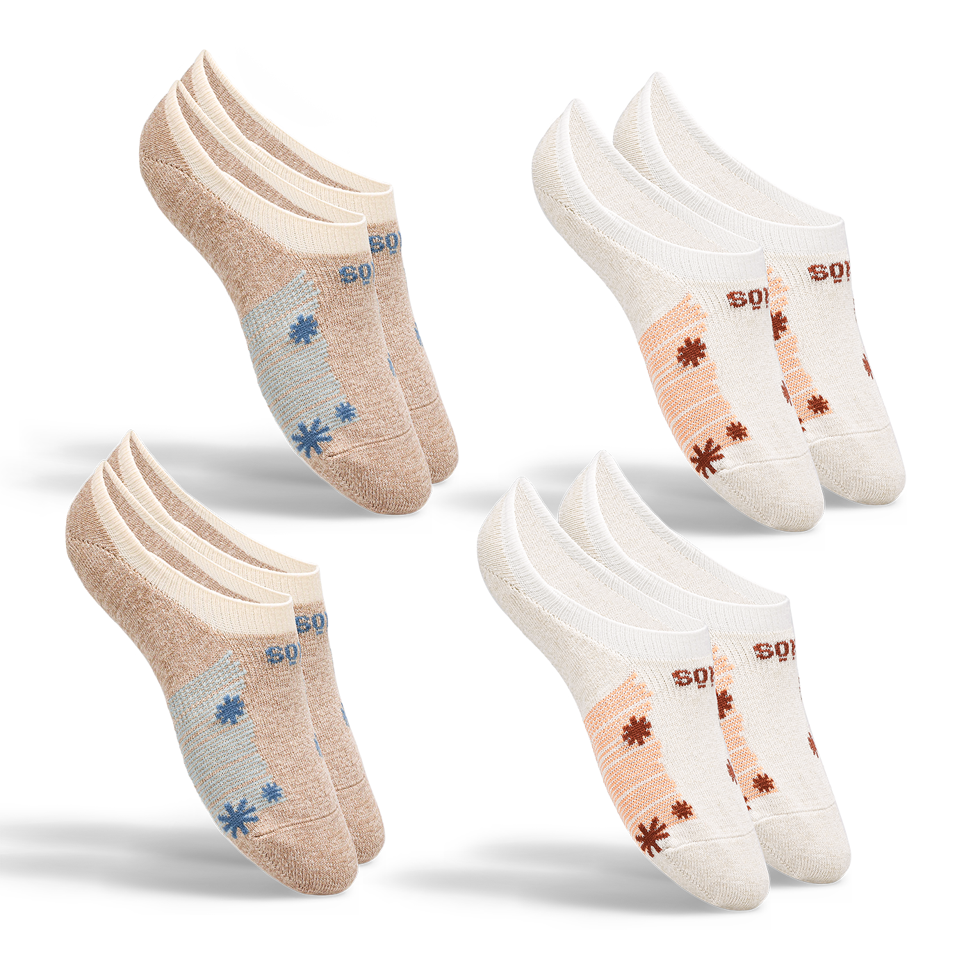 No Show Stars and Stripes Socks - Image 2